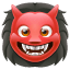 Punainen Oni-emoj U+1F479