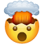 Pää räjähtää emoji U+1F92F