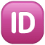 ID-symboli Whatsapp U+1F194